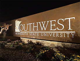 southwest minnesota state university entrance image